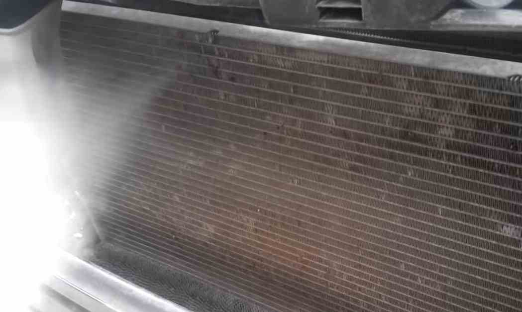 чистка радиатора автомобиля без снятия