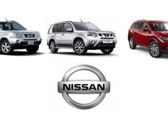 3 поколения Nissan x-trail
