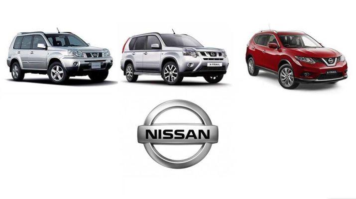 3 поколения Nissan x-trail